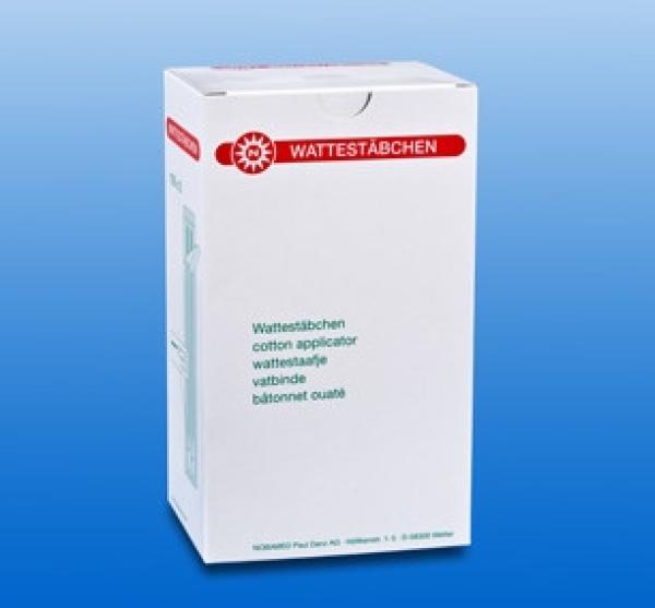 Wattestäbchen kleiner Kopf steril, 100 x 2 Stk.